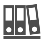 books on shelf