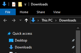 download folder